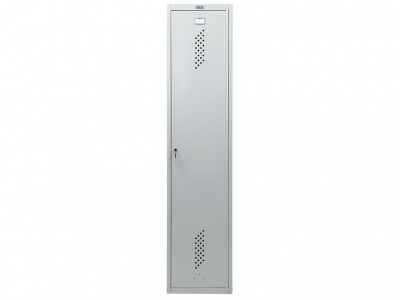 Шкаф ПРАКТИК LS-11-40D для одежды металлический серый