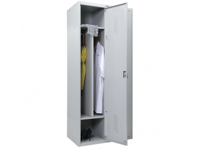 Шкаф ПРАКТИК LS-21-80D для одежды и раздевалок с ячейками для обуви и головных уборов
